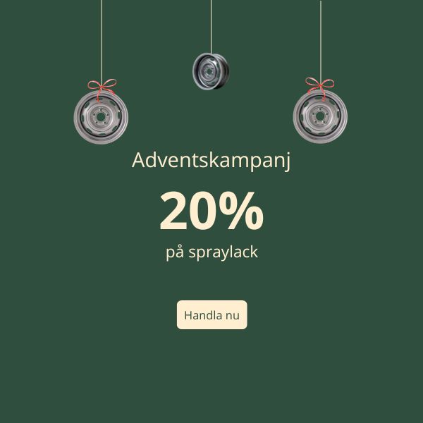 20% på spraylack